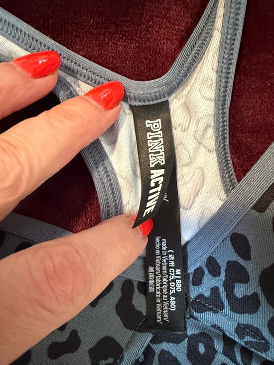 PINK Victoria's Secret Sports Bras - Leopard Print, Pink, and Taupe - Picture 2 of 11